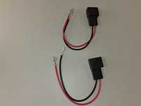 N131 Zestaw 2x Adapter Złącze Elektryczne 2 Pin Konektory Kable Przejś