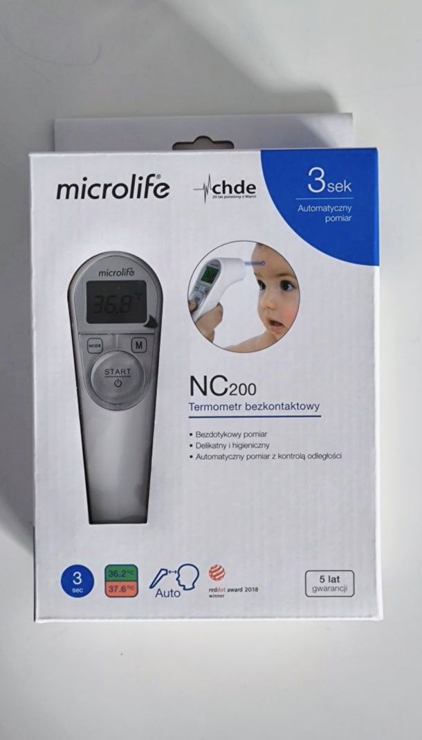Nowy Micorolife NC 200 to termometr bezdotykowy na podczerwień
