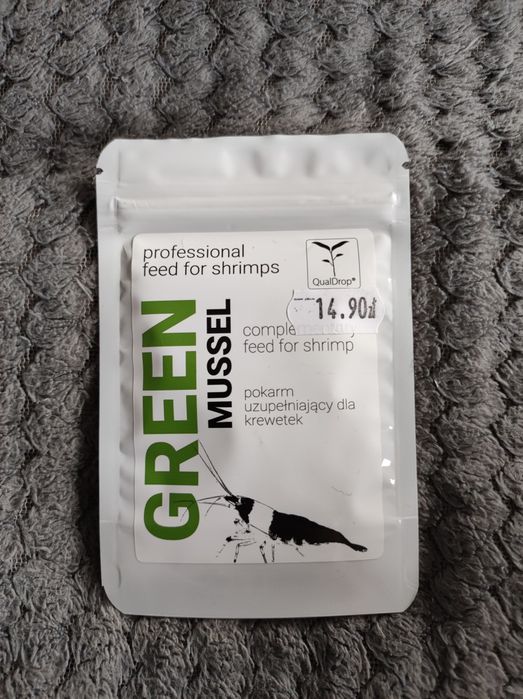 Qual Drop Green Mussel 10g Pokarm dla Krewetek