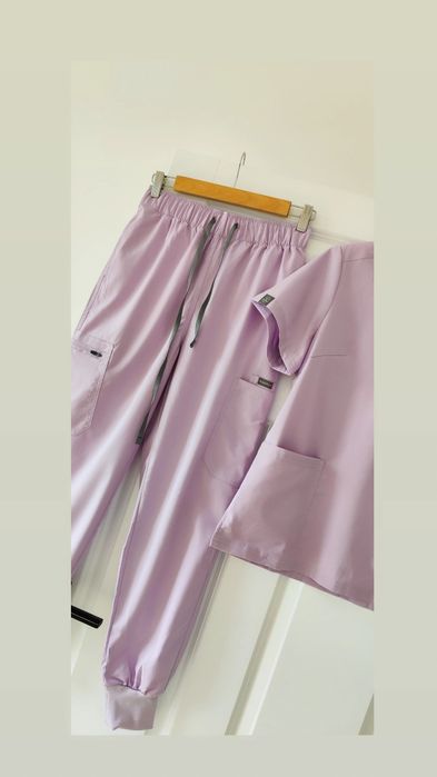 Komplet medyczny odzież uniform liliowy fioletowy