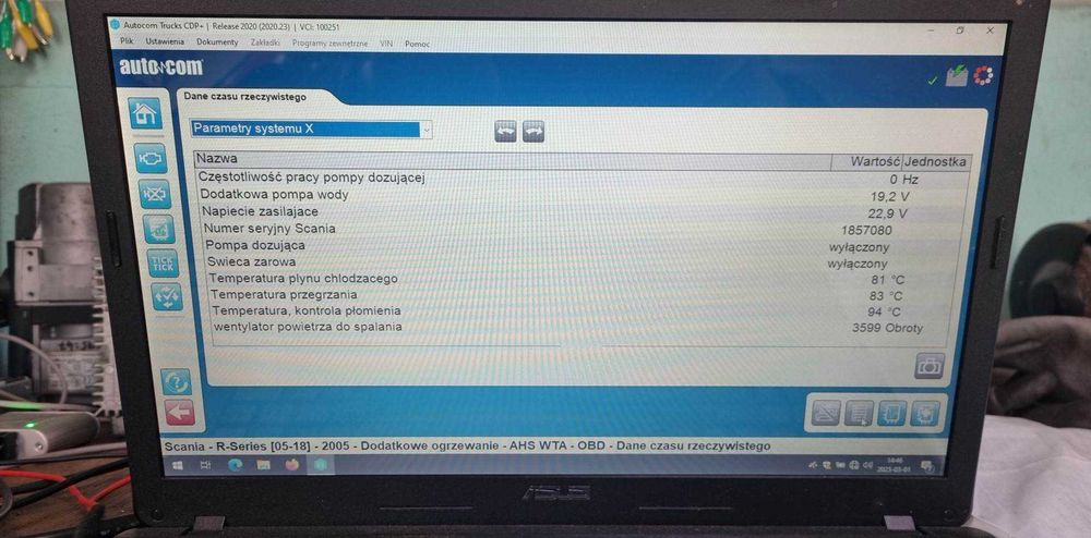 Naprawa Ogrzewań Webasto Thermo  Top Pro 38 50 60 Scania Mb Actros Mp4