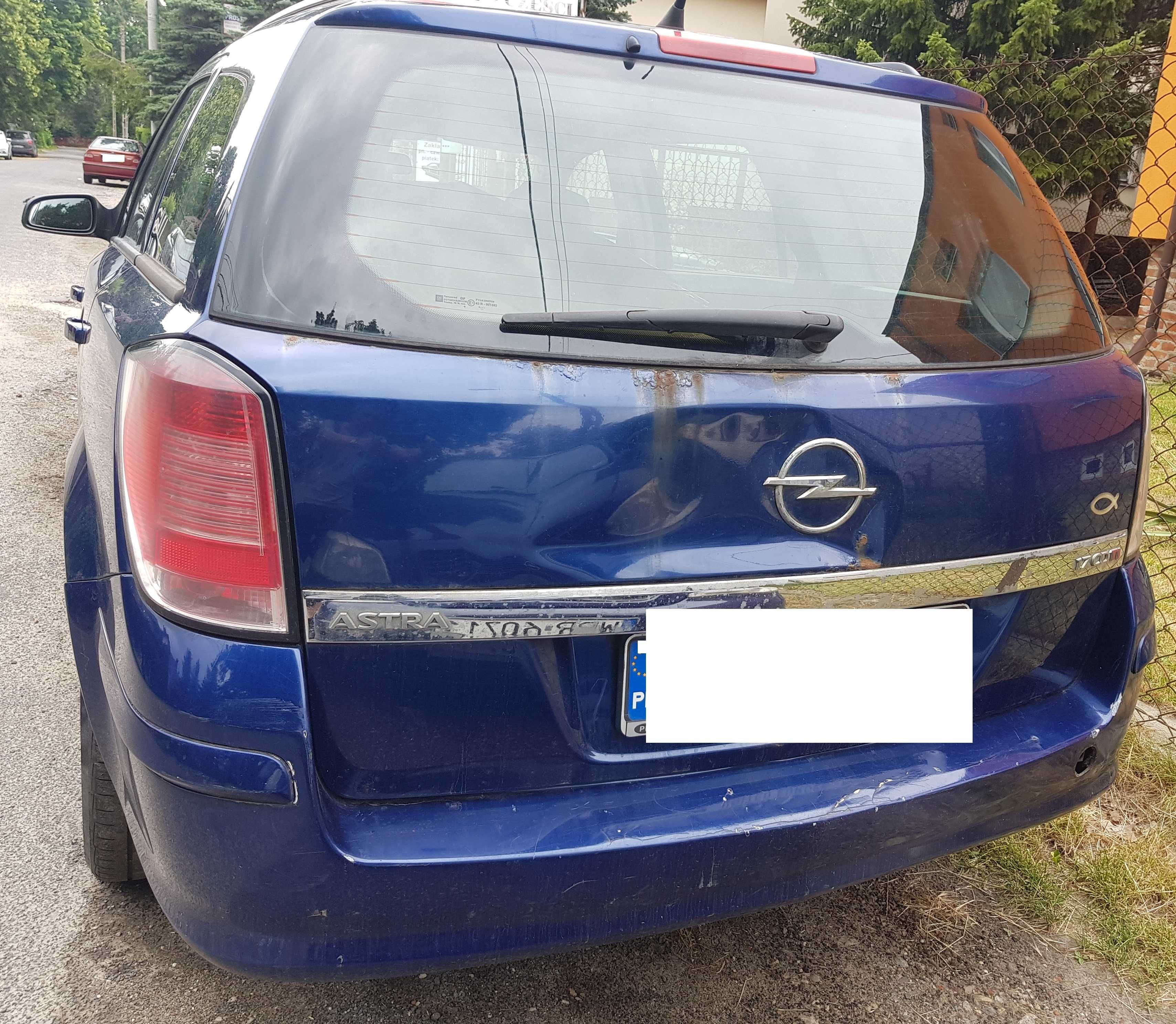 Opel Astra H kombi, 1,7 CDTI (2005) uszkodzony