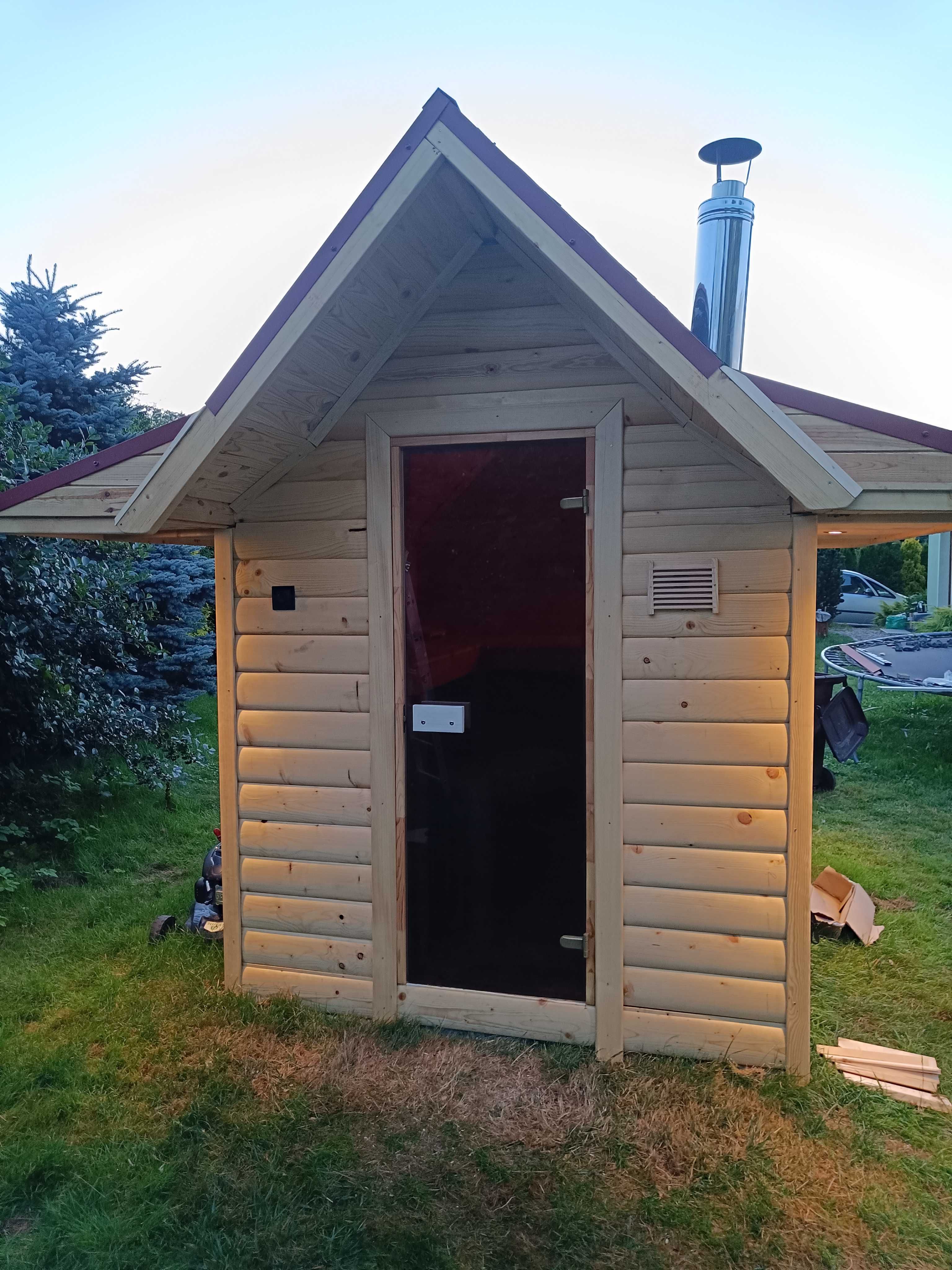 Sauna fińska opalana drewnem
