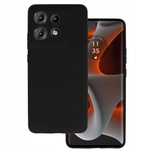 Etui Silikonowe Matt Do Motorola Edge 50 Pro 5G Czarne