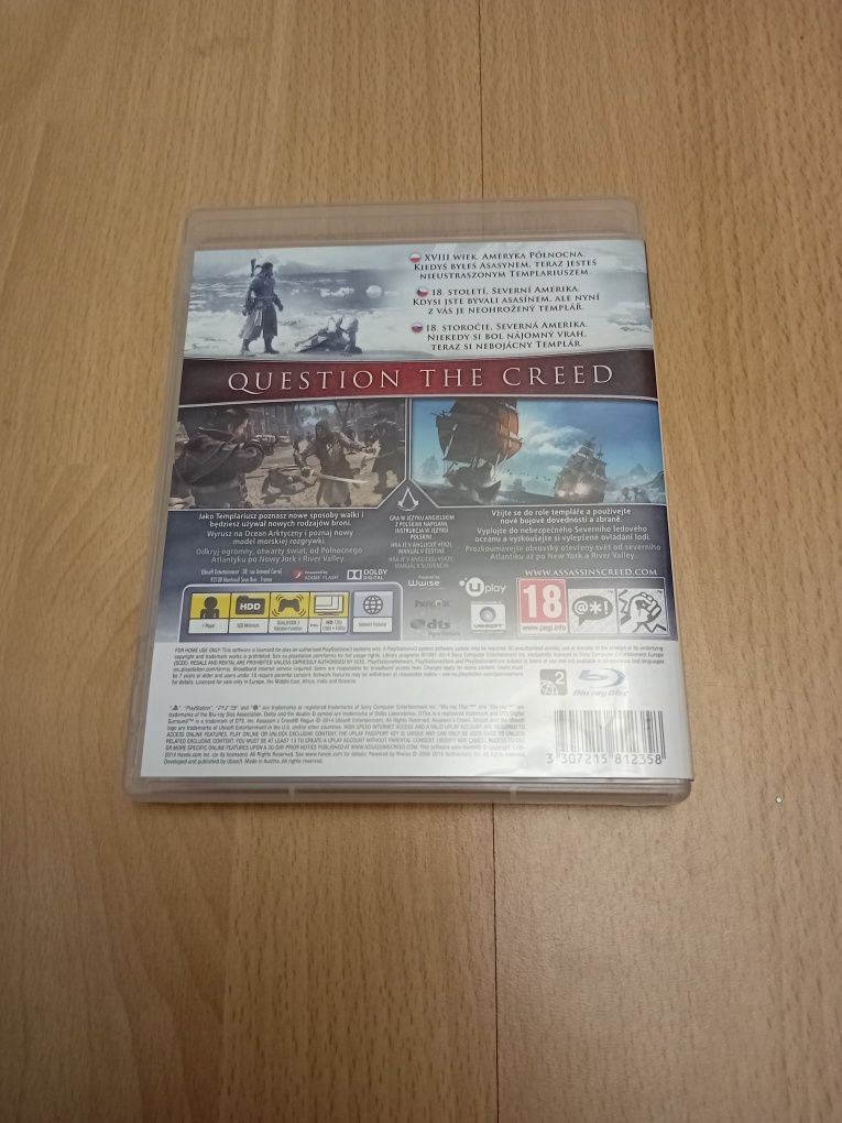 Gra assassin's creed rogue ps3