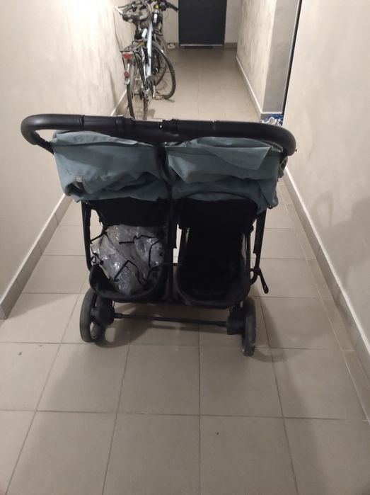 Wózek podwójny zielony