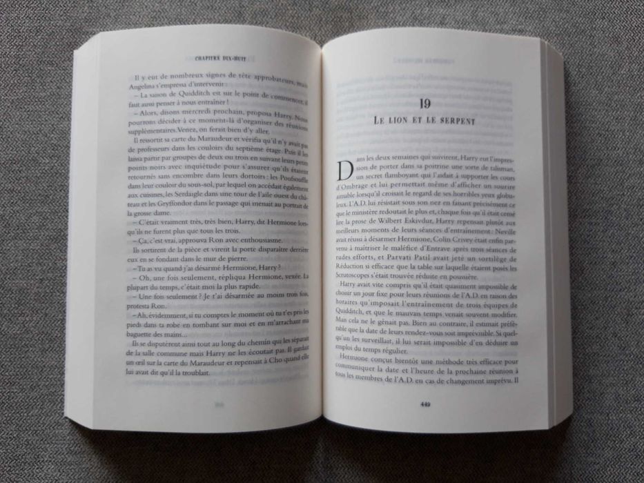 Livro "Harry Potter et l'ordre de Fénix"