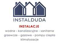 Instalacje wodne kanalizacyjne C.O. gazowe grzewcze pompy ciepła klima
