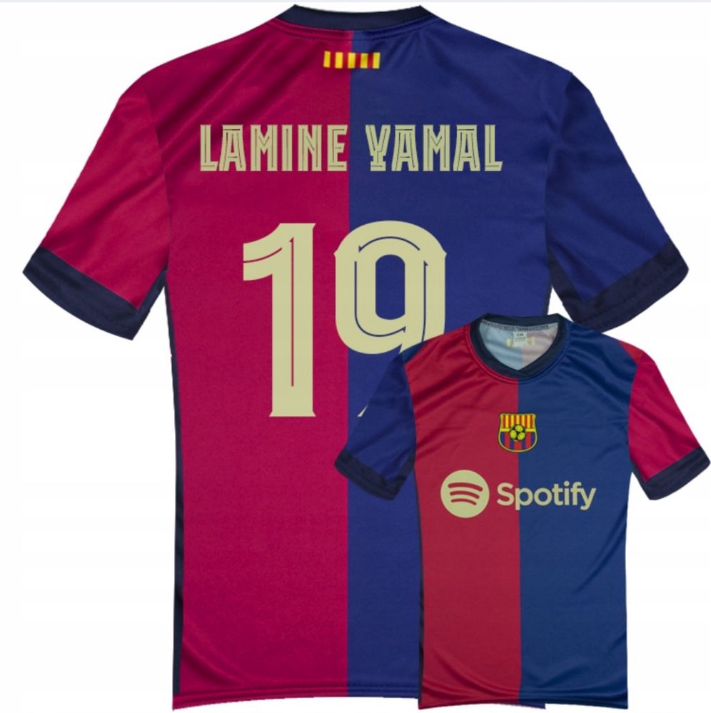 Fc Barcelona Lamine Yamal Strój Piłkarski Getry Koszulka Barcelony