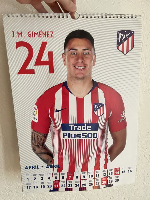 Перекидний календар Atletico de Madrid 2019