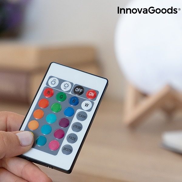 Księżycowa Lampa LED z Akumulatorem Moondy InnovaGoods Home LED