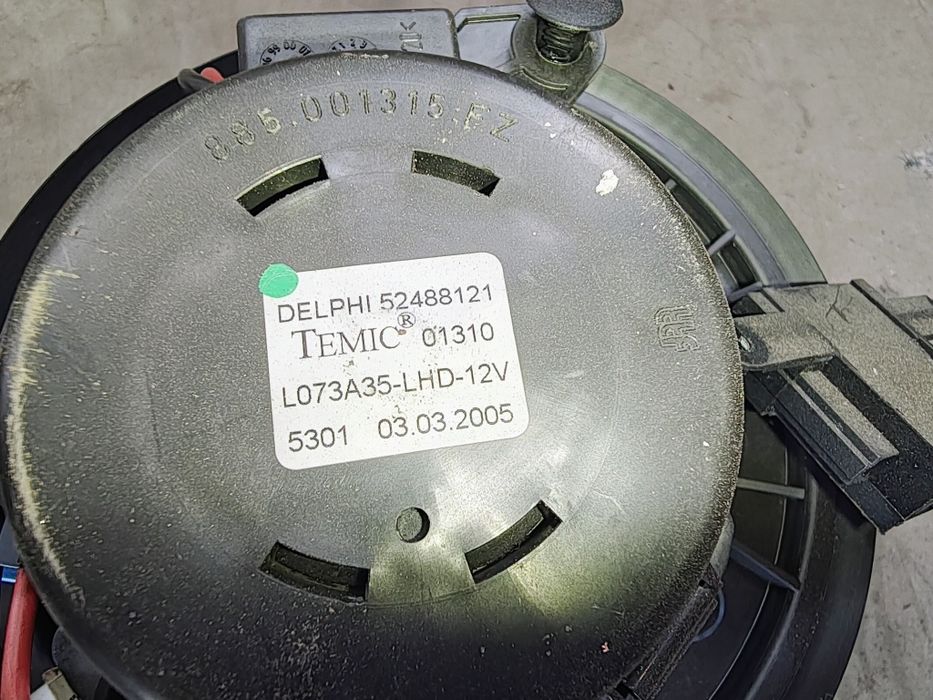 Renault Laguna II wentylator dmuchawa nawiewu + rezystor KOMPLET