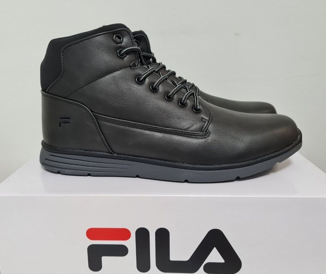 NOWE Fila Lance Mid 44 czarne buty za kostkę trapery