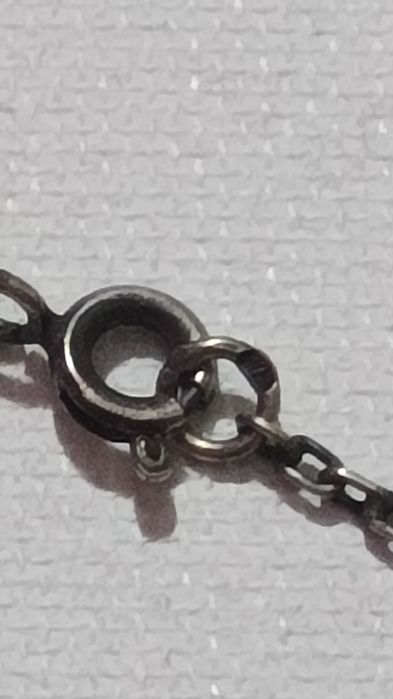 Срібне кольє підвіс з янтарем вінтаж