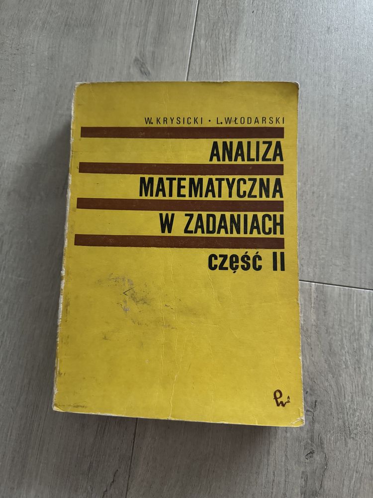 Analiza matematyczna w zadaniach cz. II W. Krysicki L. Włodarski