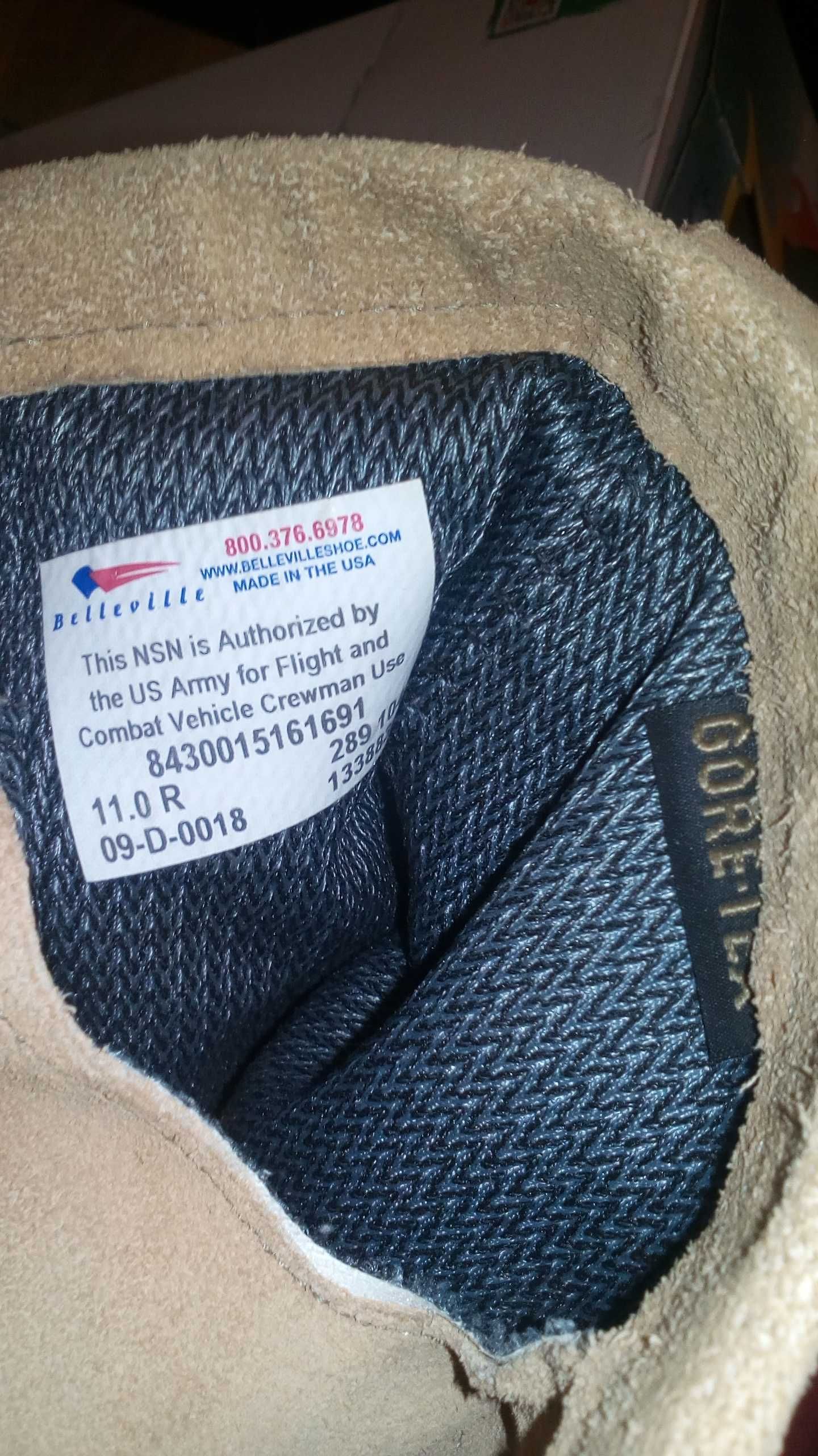 Buty wojskowe US ARMY GORE-TEX Belleville 790 NOWE