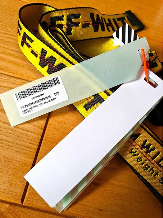 Pasek off-white belt nowy oryginalne duży długi gruby 3.5 cm