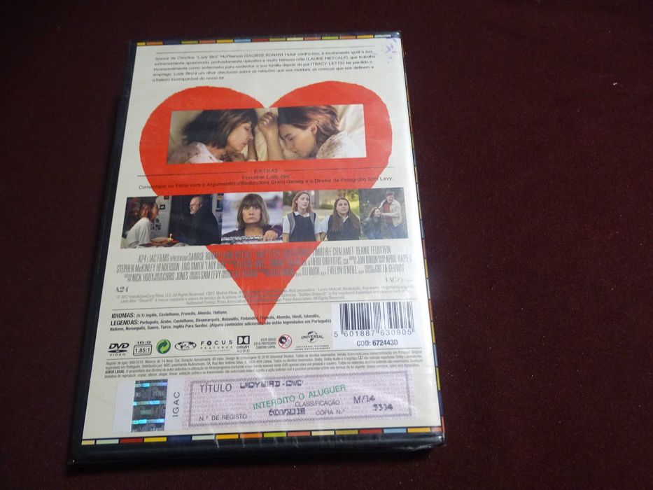 DVD-Lady Bird-Greta Gerwig-Selado