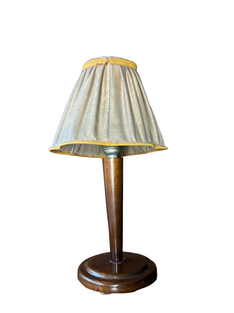 Lampa z abazurem vintage prl