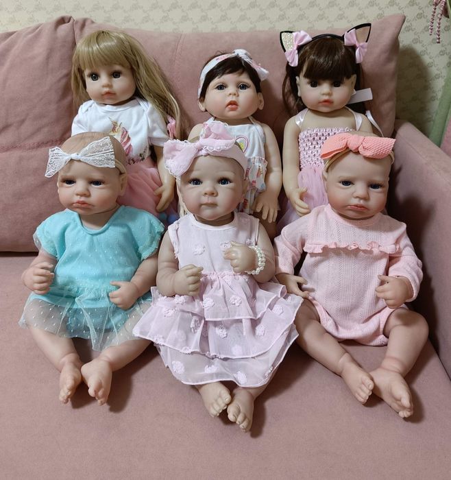 Лялька реборн дівчинка reborn кукла вініл