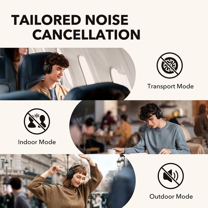 Anker Soundcore Life Q30 Q45 One space pink 40годин роботи ANC B
