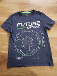 Granatowy T-shirt F &F 10/11 lat