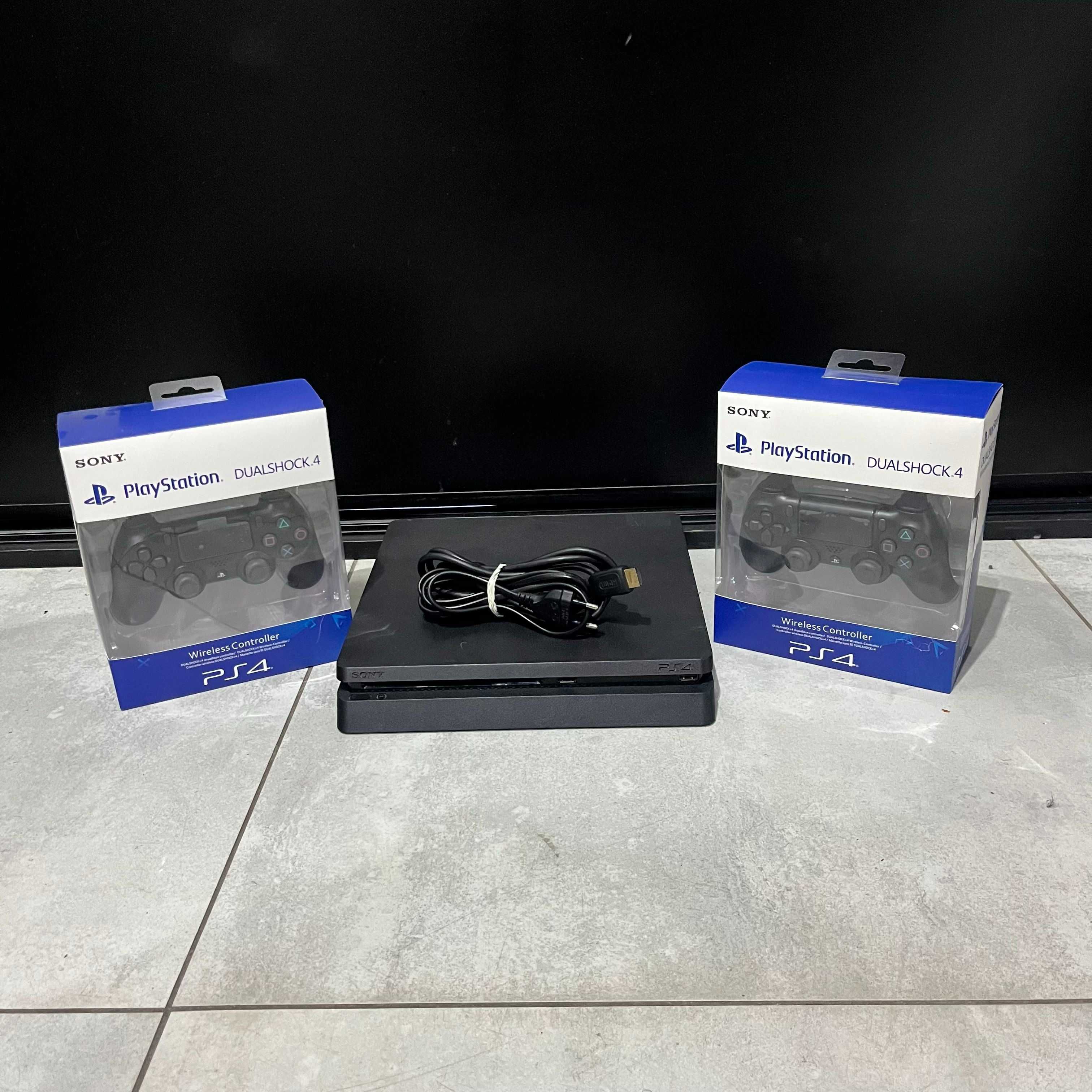 onsola PS4 CUH-2216A 500GB + 2 pady + okablowanie, sprawna