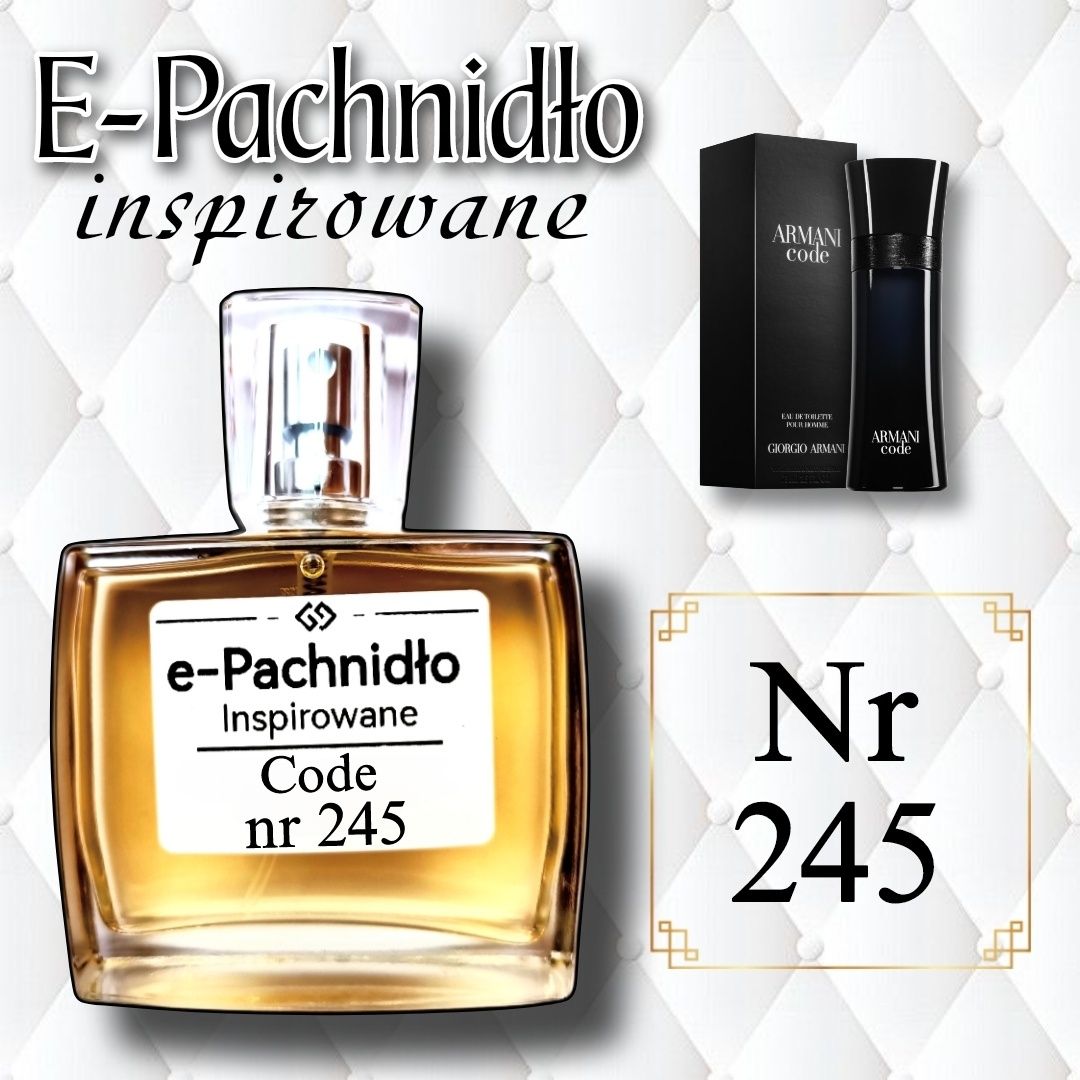 Perfmy Męskie Code Nr 245 Inspirowane 50ml