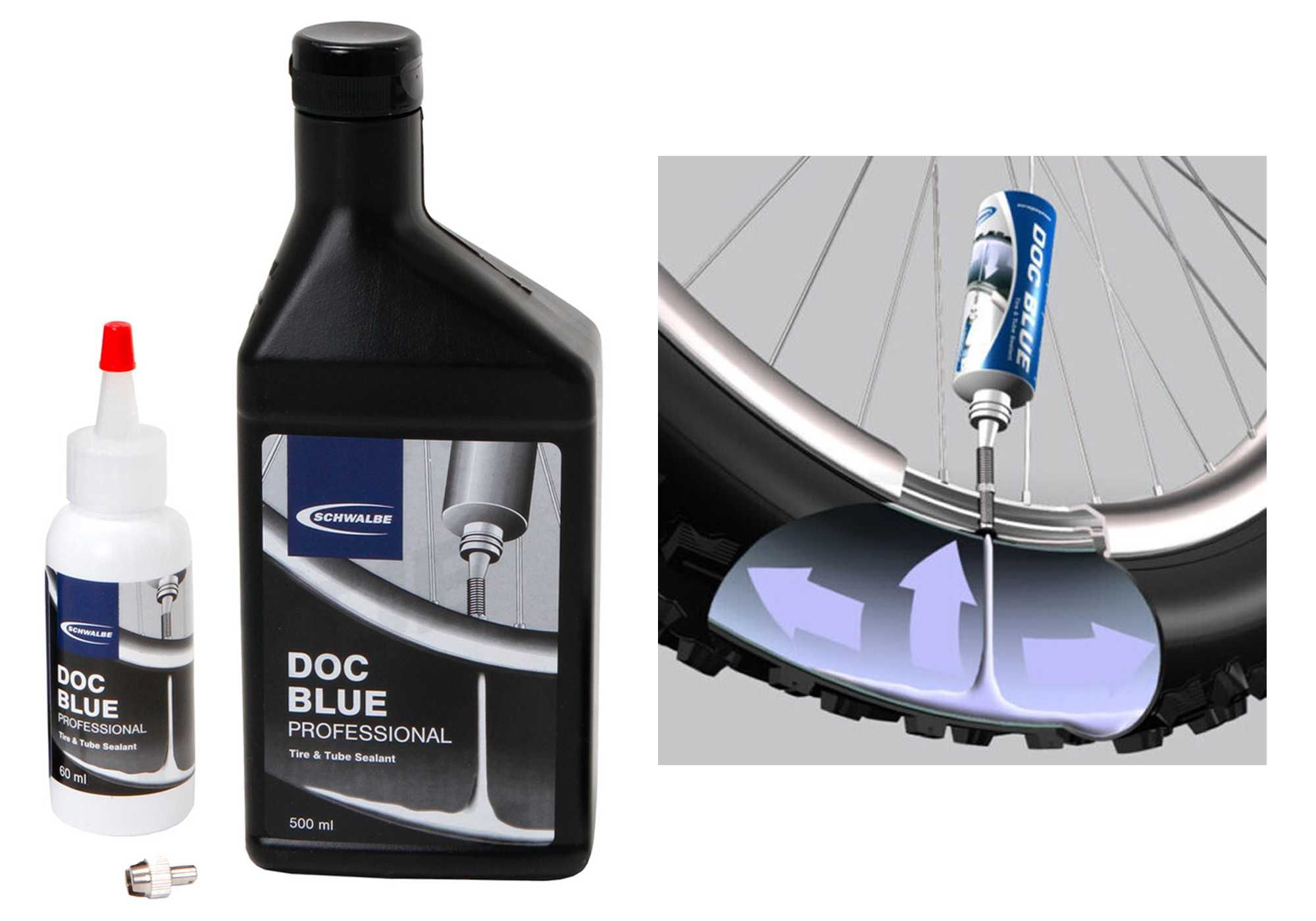 Schwalbe Doc Blue mleko mleczko bezdętkowe uszczelniacz dętek opon XXL