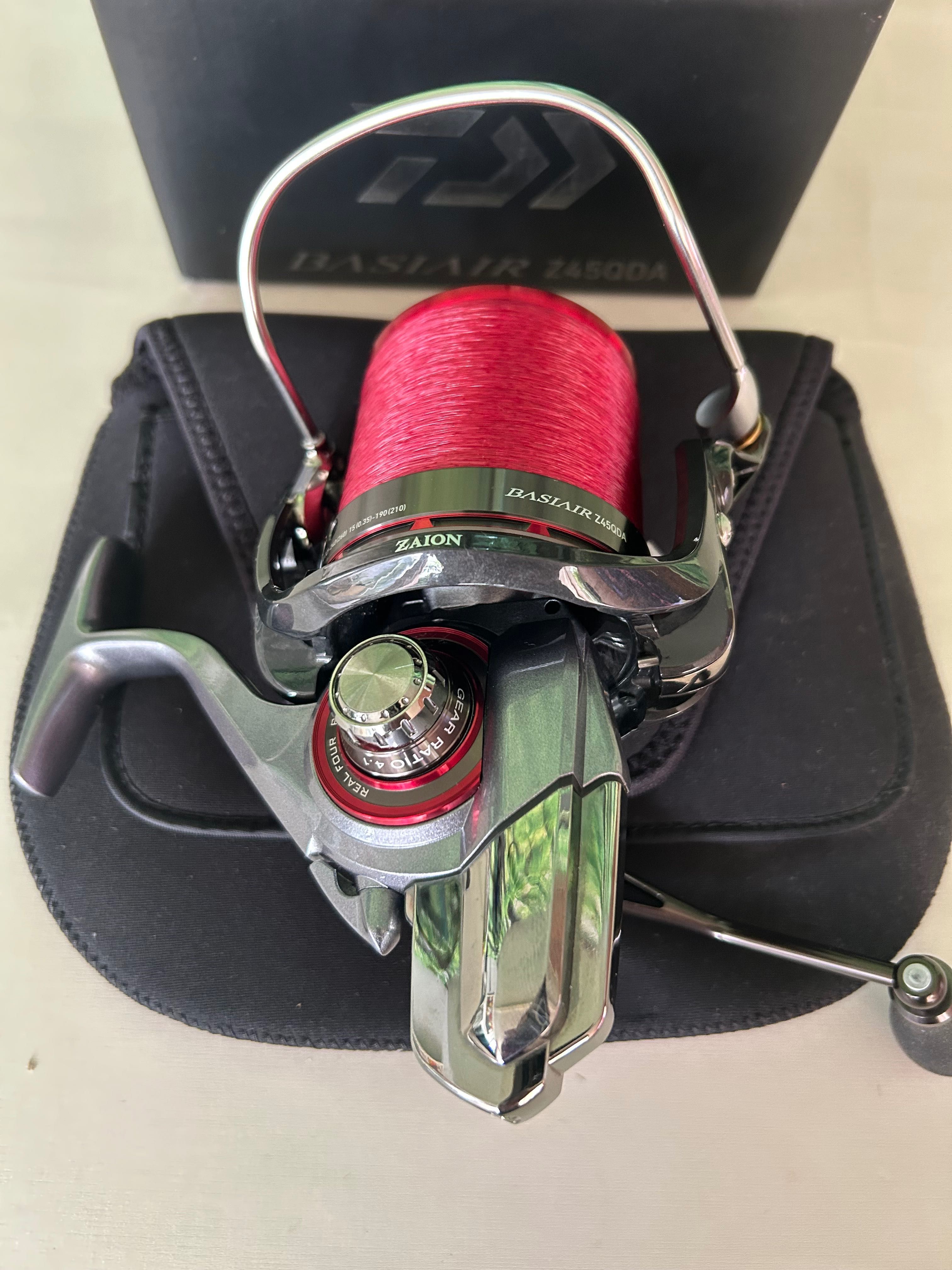 Carreto Daiwa Basiair Z45 QDA esta como Novo