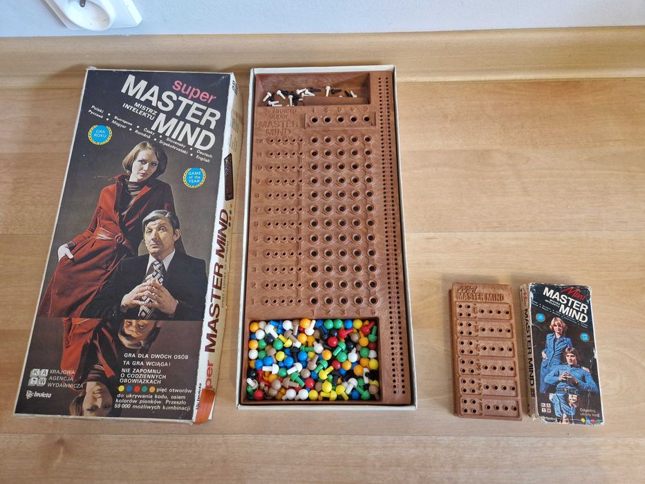 Mini Mastermind Gra turystyczna PRL lata 90 Invicta KWA MASTER MIND