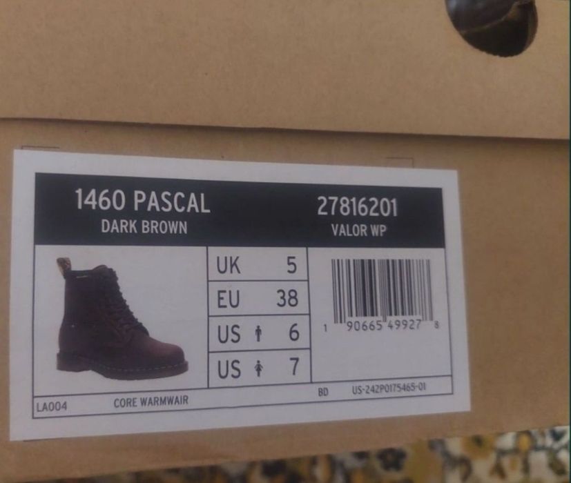 Dr.Martens оригінальні унісекс (європейка зима)38size, на стопу 24.5см