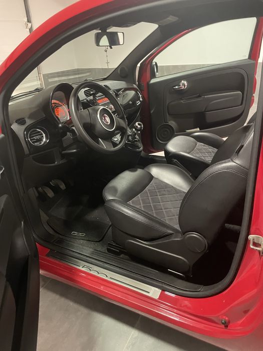 Fiat 500 vermelho