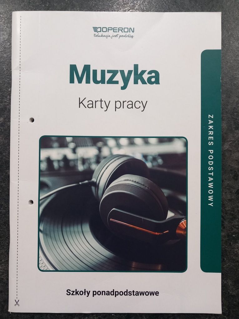 Muzyka karty pracy