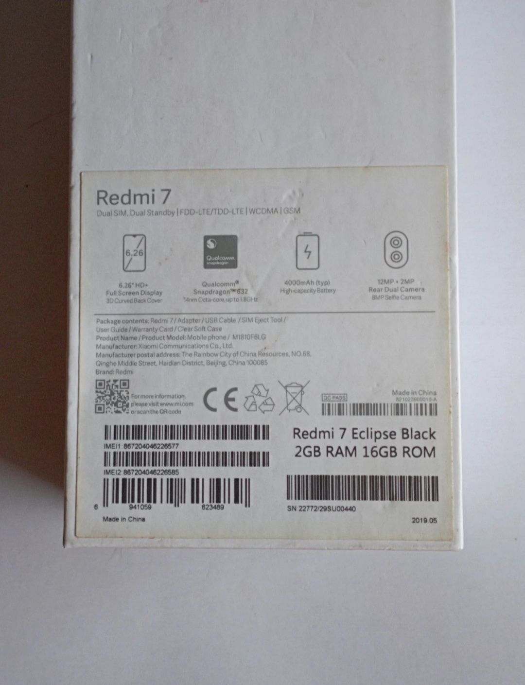 Telemóvel Redmi 7