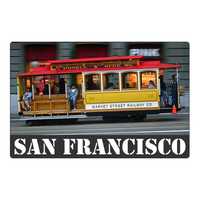 Magnes na lodówkę San Francisco tramwaj USA