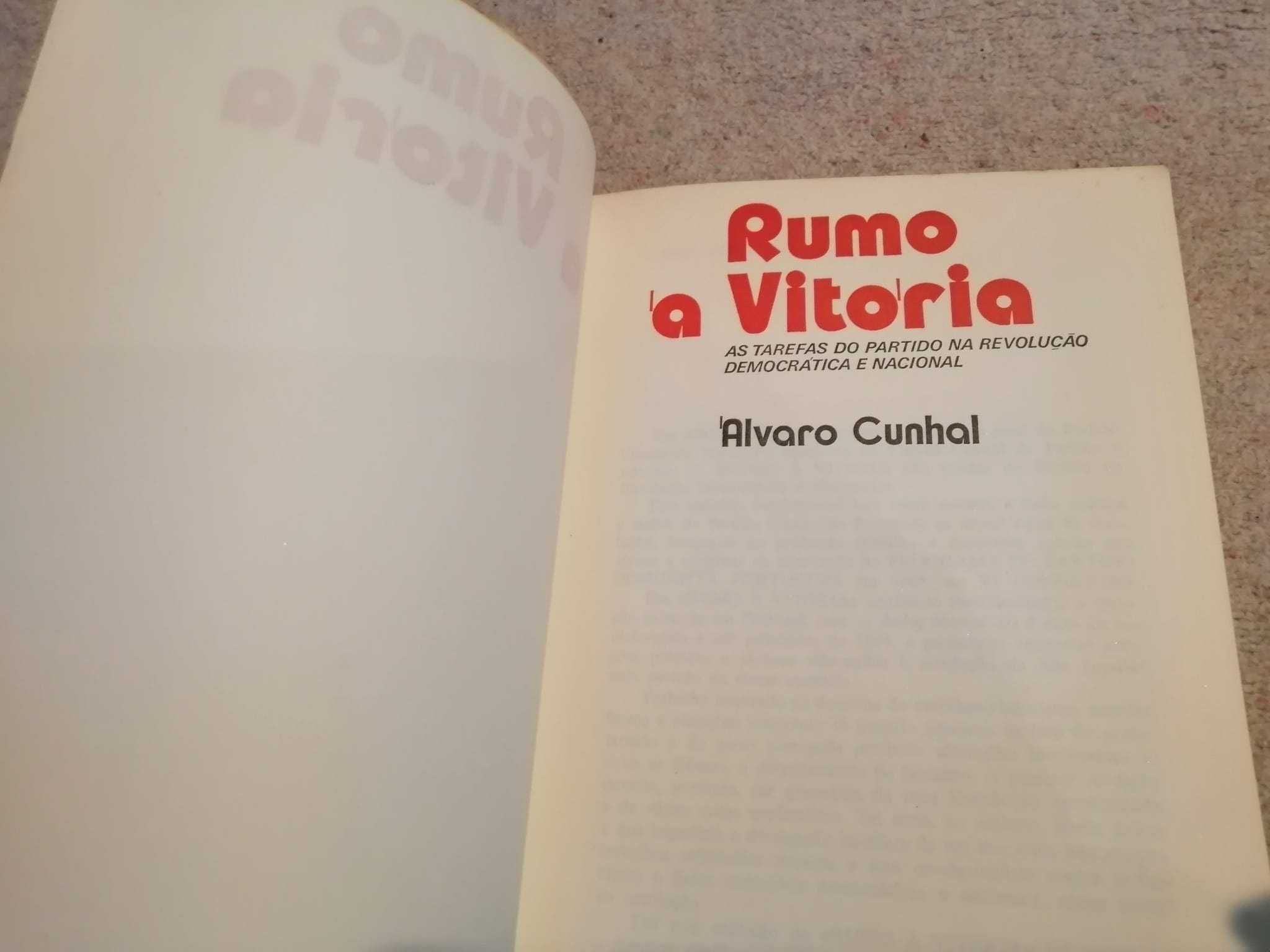 Livro Rumo à vitória, Álvaro Cunhal, Ed. A opinião, 1975, 297 páginas