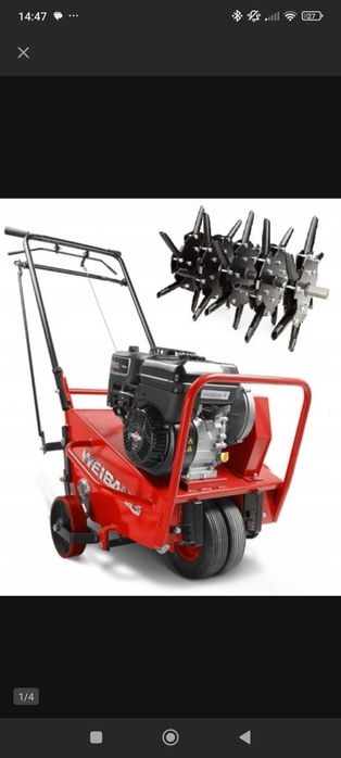 Areator rurkowy , wertykulator - wynajem