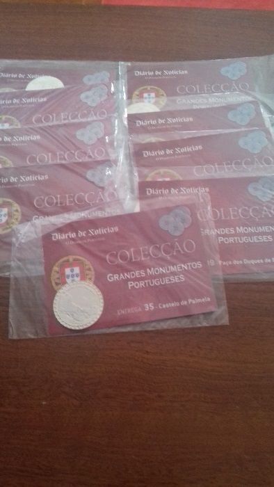 "Grandes Monumentos Portugueses" - Colecção de medalhas - D. Notícias