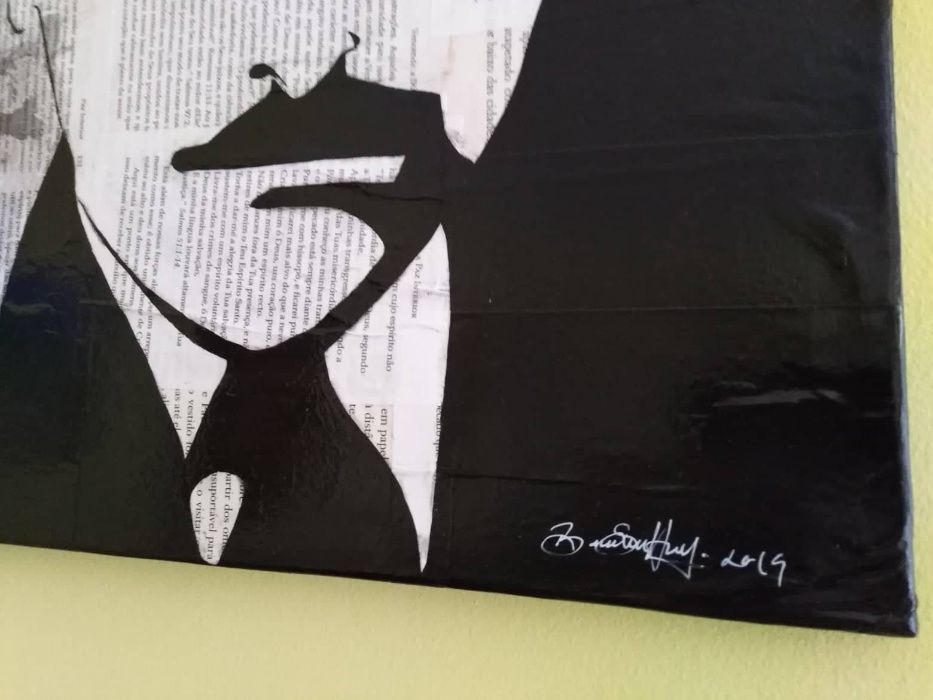 Pintura original Fernando Pessoa