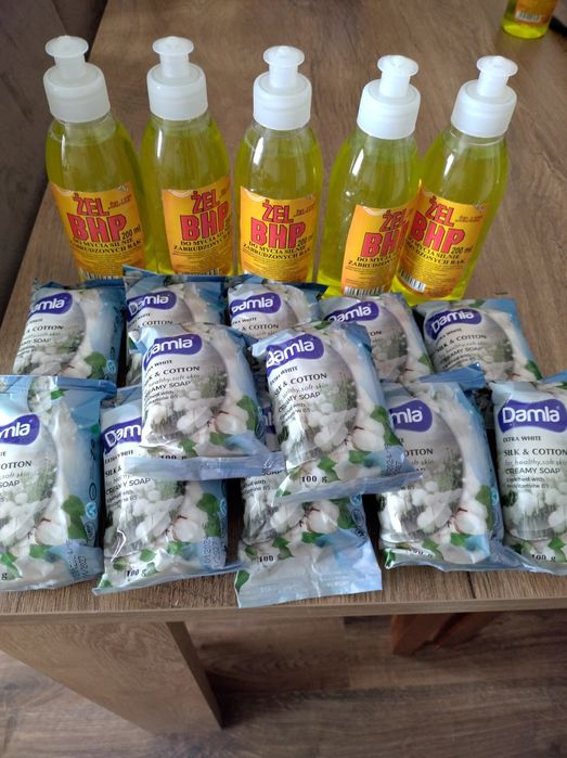 Mydełka i żele BHP. Nowe 12+5.