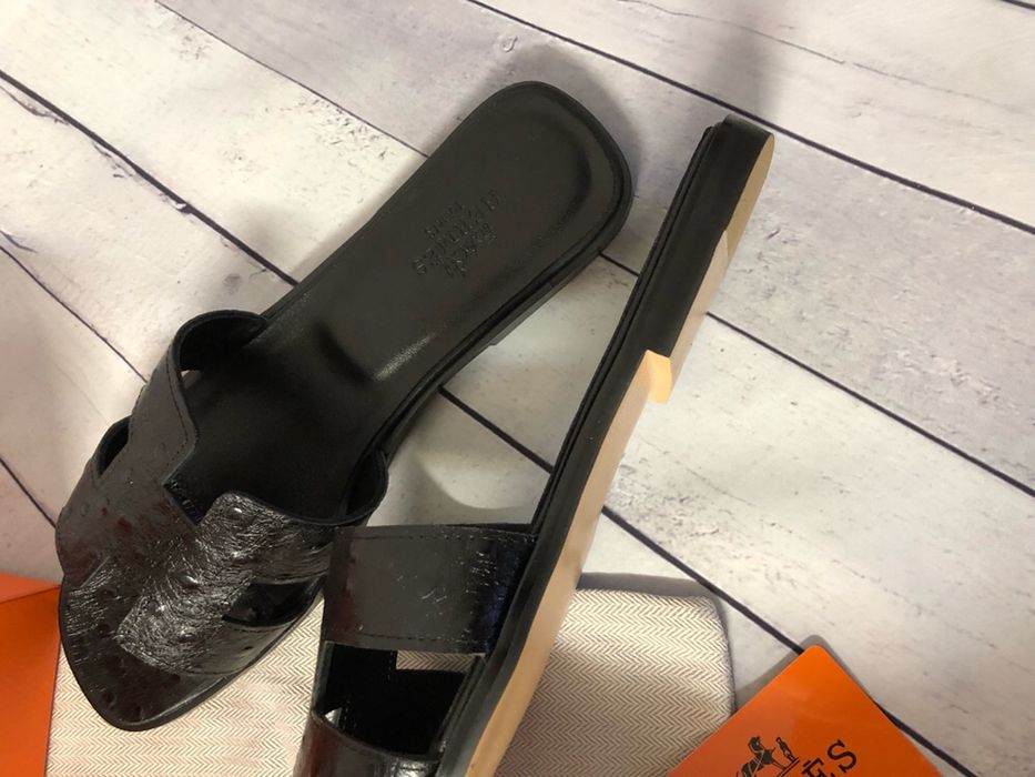 Бренд брендовые 1:1 оригинал Кожаные шлёпанцы шлепки тапочки вьетнамки