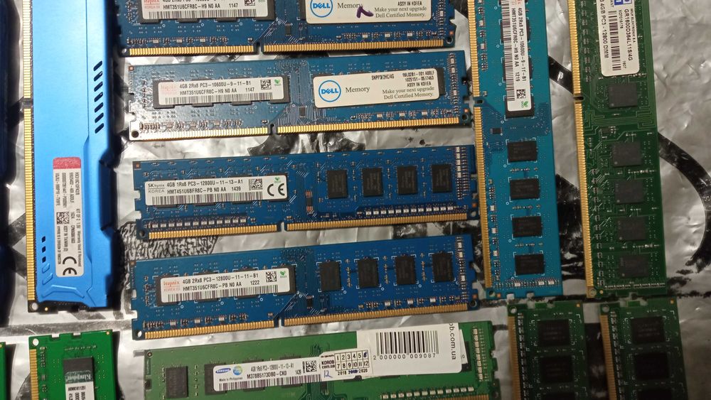 Оперативная память ОРИГИНАЛ DDR3/4-8GB/1333-1600-1866Mhz