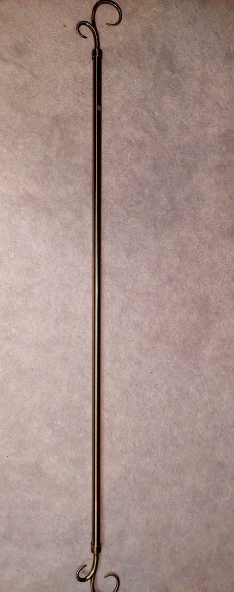 Metalowy złoty karnisz 120cm,140cm, Liroy Merlin,w komplecie