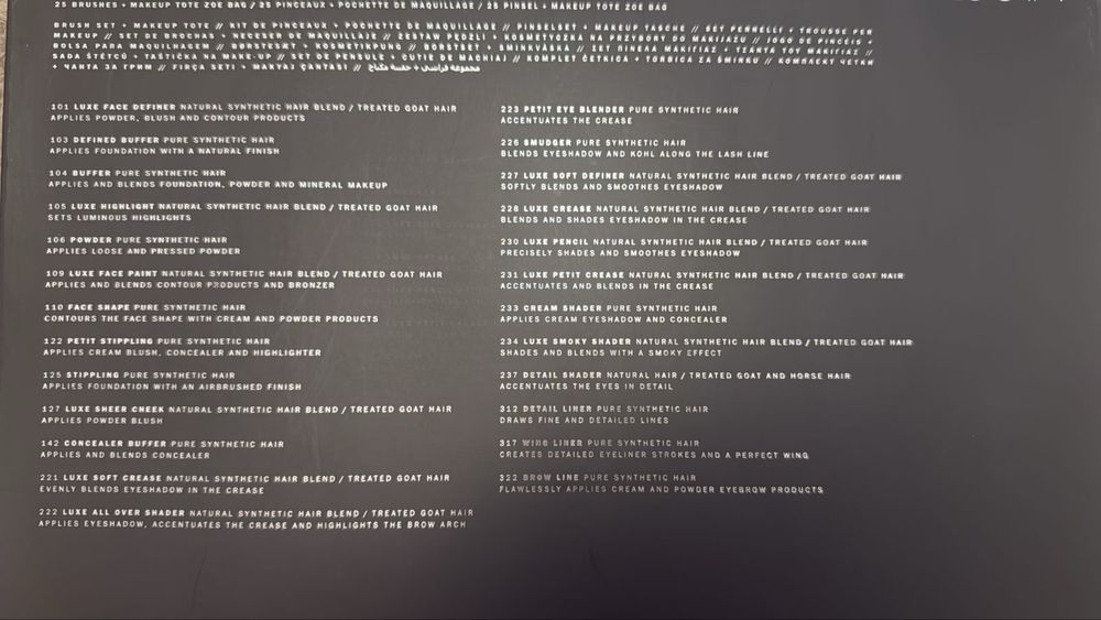 Набір пензлів в кейсі для візажу ZOEVA .Знижка  до кінця Листопада‼️