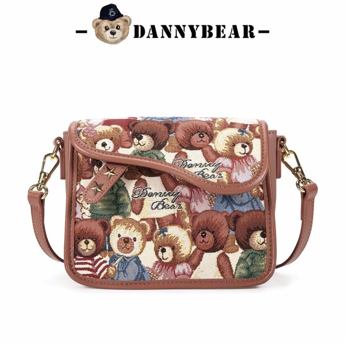 Danny Bear Англія сумка крос боді преміум якість з довгим ремінцем