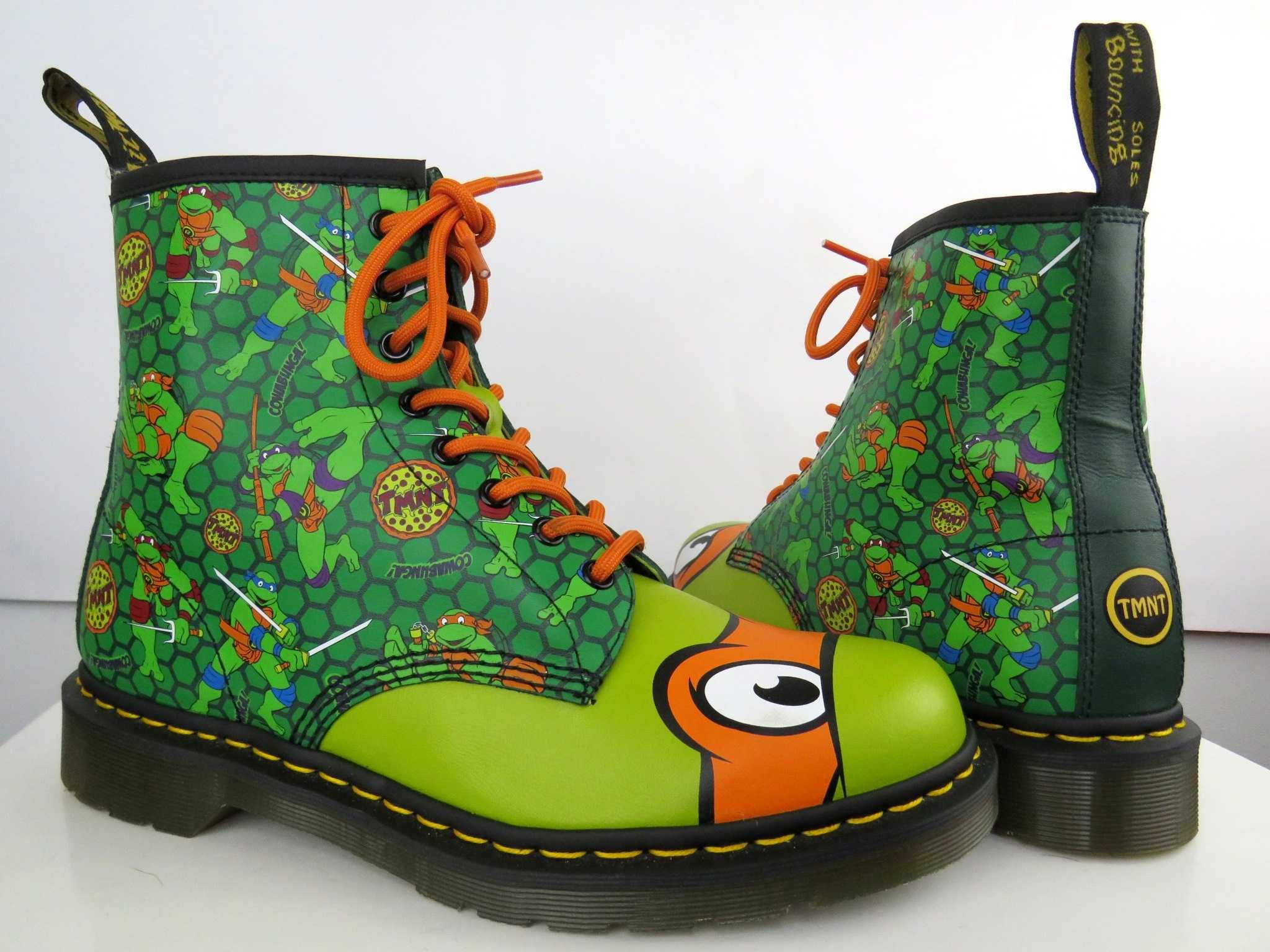 Dr. Martens żółw Ninja Turtles buty glany LIMITOWANE r 44