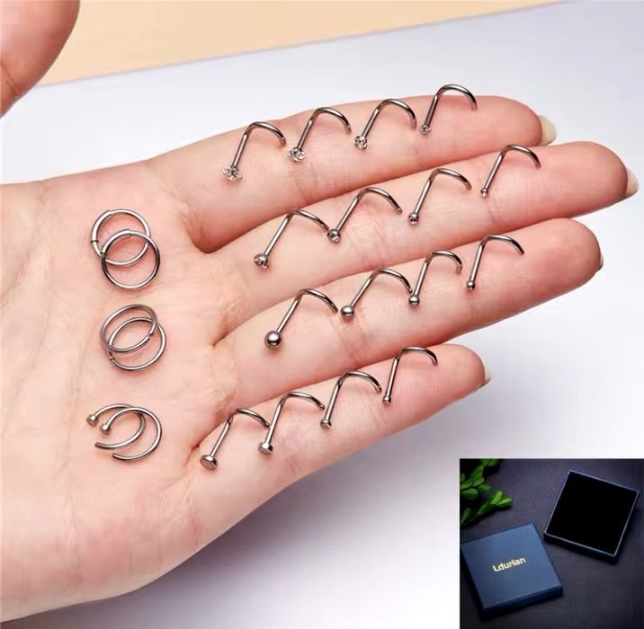 Piercing nariz aço cirurgico
