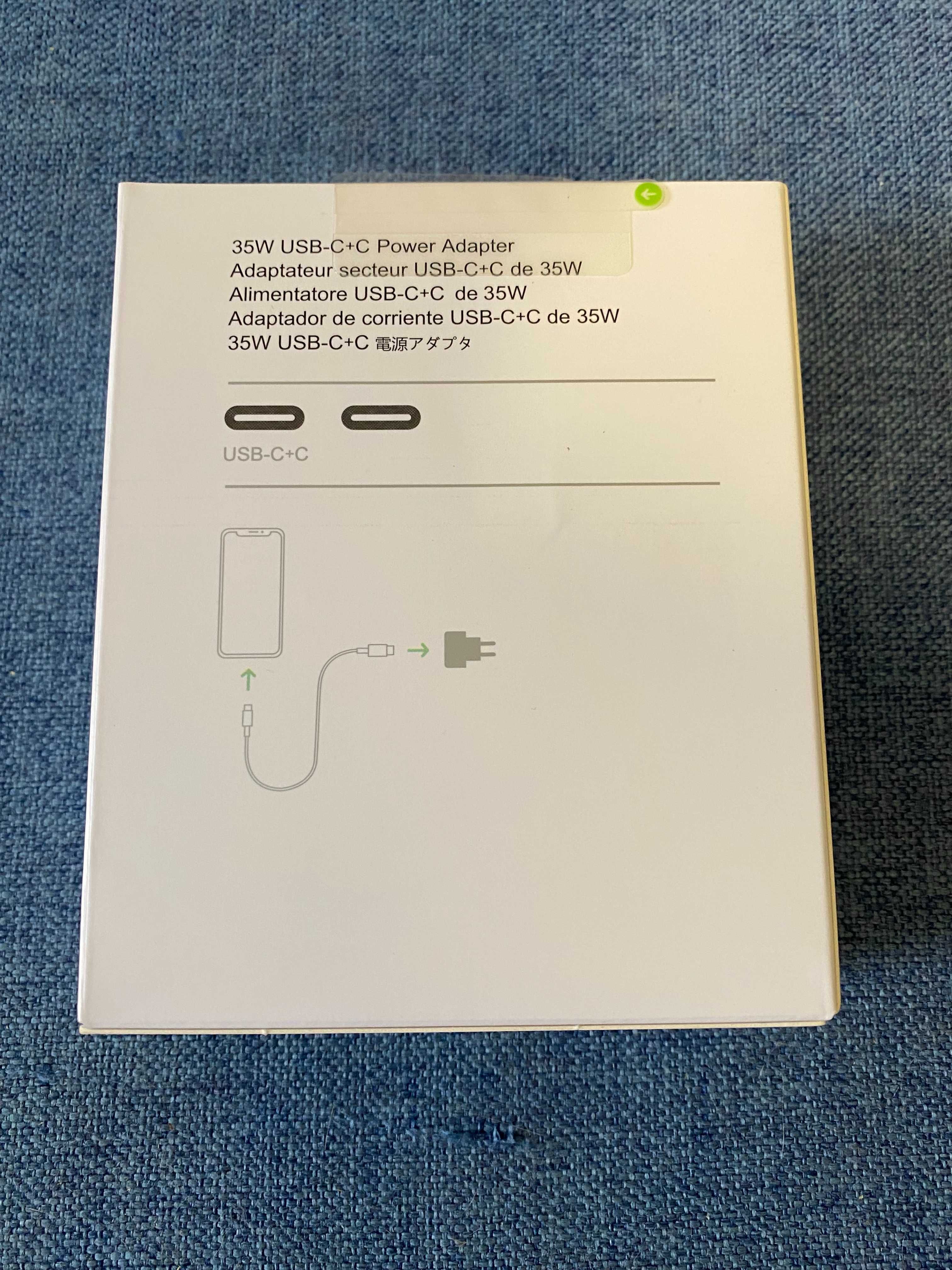 Зарядний пристрій Apple 35W USB-С+С Dual Power Adapter