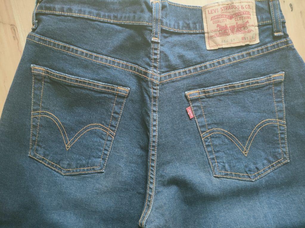 Jak Nowe Levi's 586 31/34 (pas 78cm) wysyłka